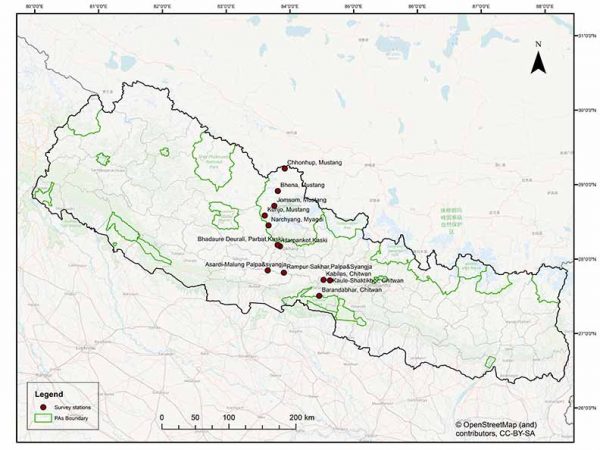 Assessing indicators of Climate Change in Gandaki River Basin and Engaging Local Communities for Long-term Monitoring